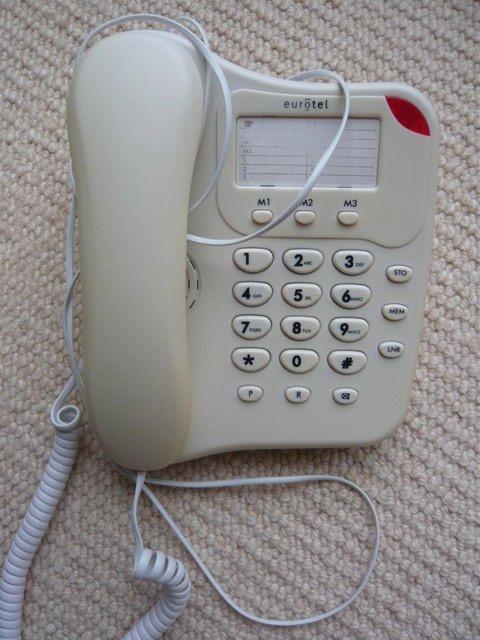 Preview of the first image of Telephone - Eurotel, large button.