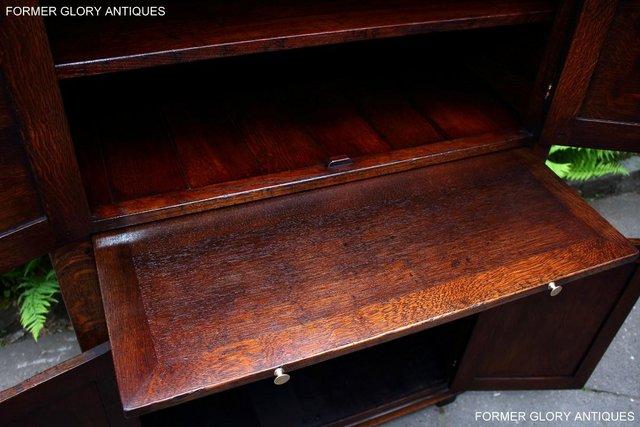 Image 14 of A TITCHMARSH AND GOODWIN OAK WINE CUPBOARD DRINKS CABINET