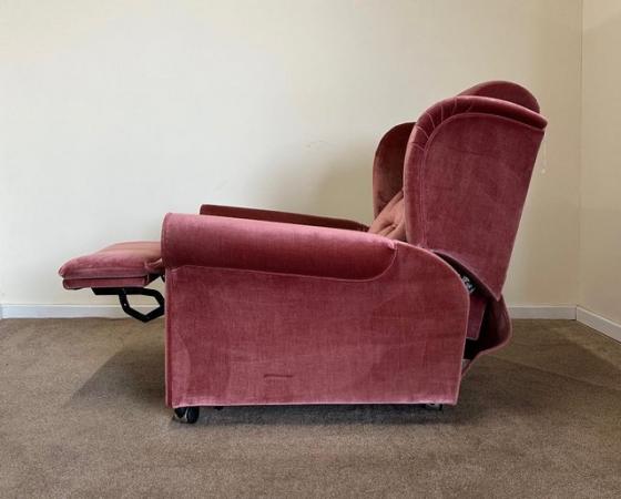 Image 11 of LUXURY ELECTRIC RISER RECLINER ROSE PINK CHAIR ~ CAN DELIVER