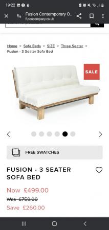 Image 2 of 3 seater sofa bed from Futon