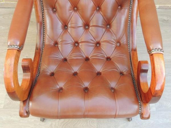 Image 25 of Chesterfield Vintage Slipper Chair on Castors (UK Delivery)