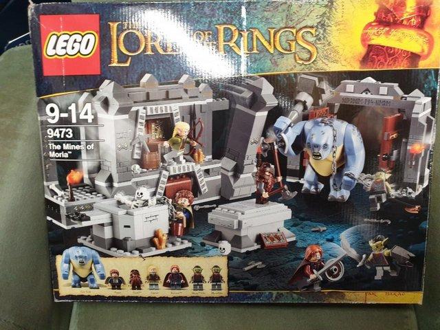 Preview of the first image of Lego lotr 9473 boxed used good.