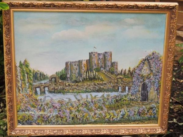 Image 8 of Oil Painting "English Castle" (UK Delivery)
