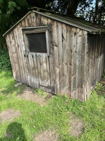 Image 2 of Chicken Shed on iron wheels