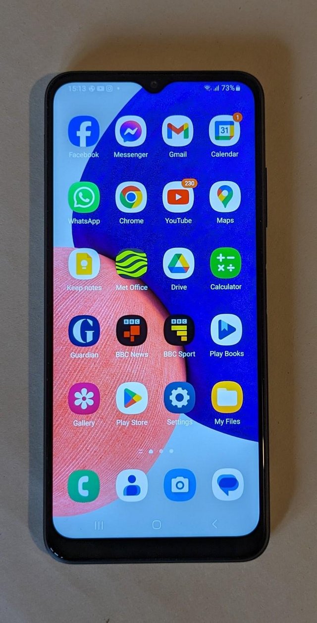 Preview of the first image of Samsung Galaxy A22 5G smartphone.