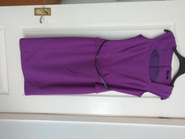 Image 2 of Ladies purple dress with peplum
