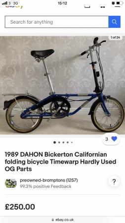 Image 3 of Bikerton Californian folding bicycle
