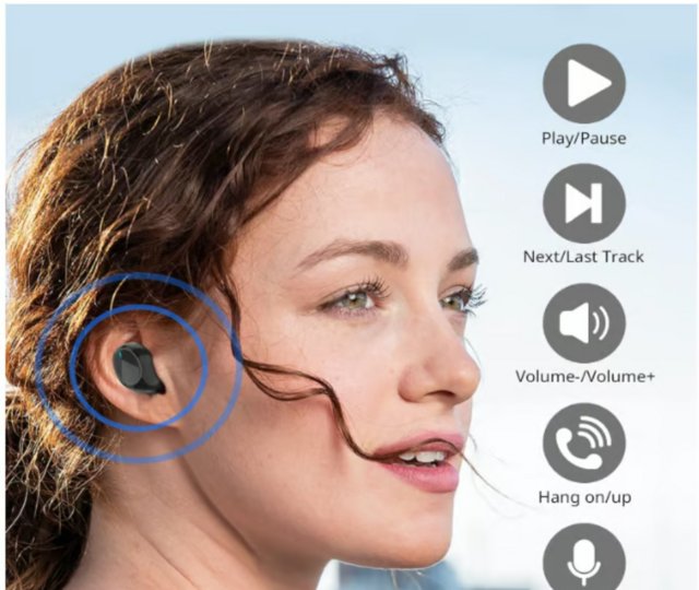 Preview of the first image of Blackview AirBuds Bluetooth 5.0 Wireless Earphones.