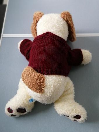 Image 13 of A Medium Sized Puppy Dog Soft Toy.  Height Aporox: 15".