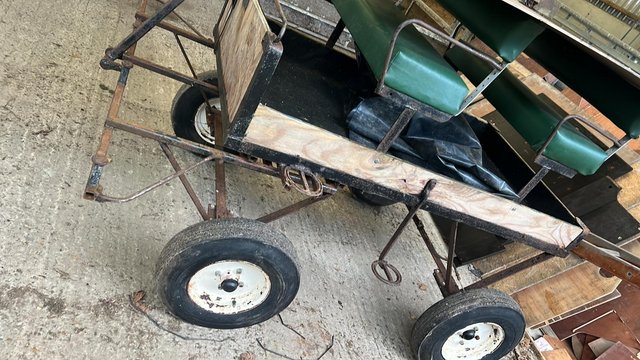 Preview of the first image of For sale 2 pony 4 wheeled cart.