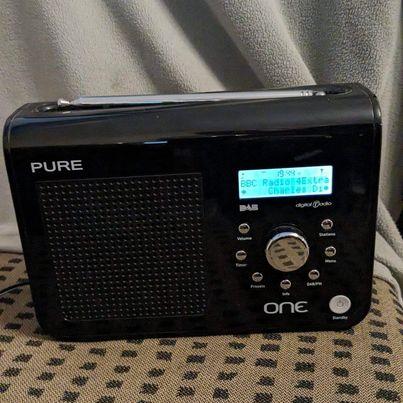 Image 1 of PURE ONE DAB/FM Radio with Mains Adapter.