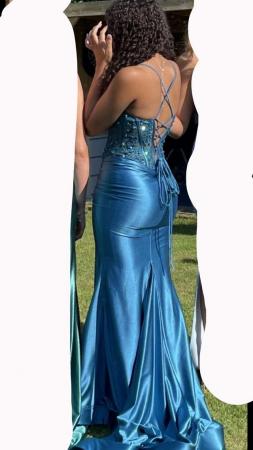 Image 2 of Stunning Teal Prom Dress