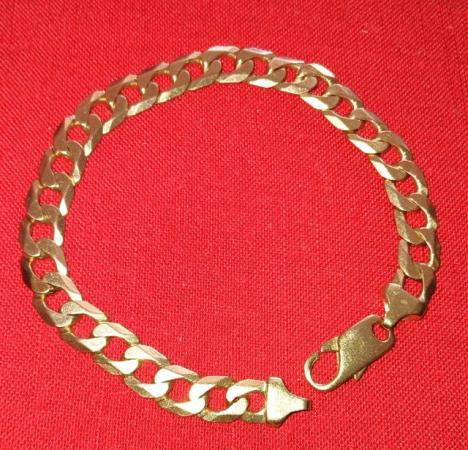 Image 2 of Solid gold mens bracelet 29gr