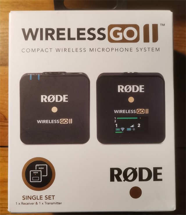 Preview of the first image of WIRELESS GO II by RODE Single Set Unopened.