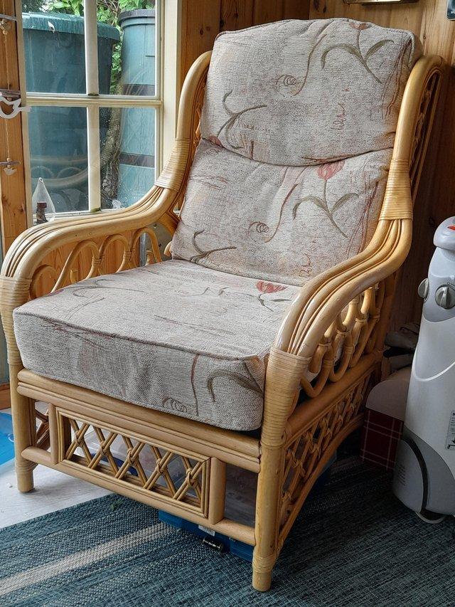 Preview of the first image of Conservatory single high back chair.