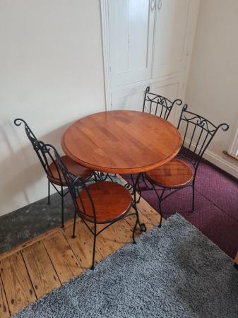 Image 2 of Dining Table and 4 Matching Chairs