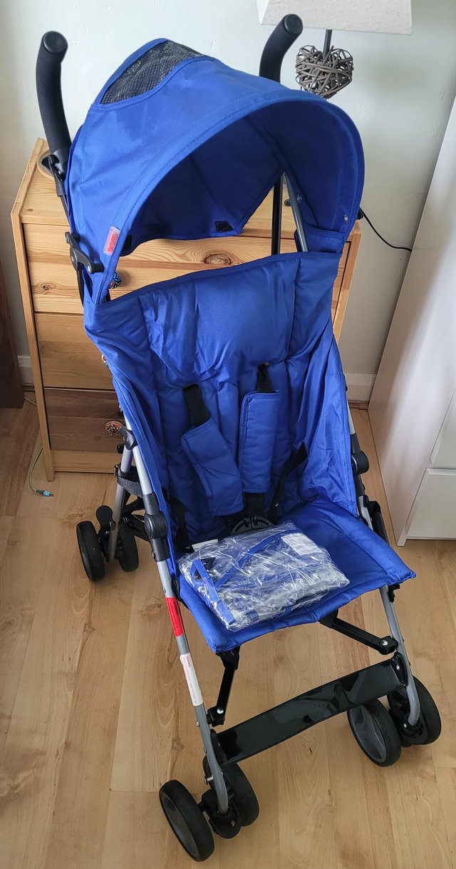 Preview of the first image of Babyco Pushchair/Buggy/Stroller - Blue - Only used once!.