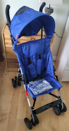 Image 1 of Babyco Pushchair/Buggy/Stroller - Blue - Only used once!