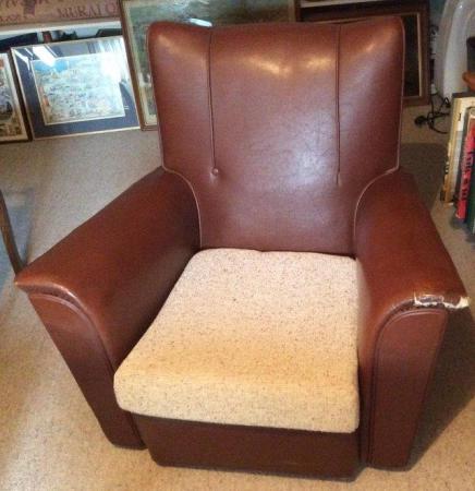 Image 2 of A pair of late 1940ies  armchairs