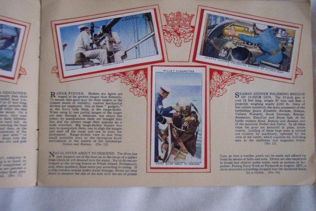 Image 1 of cigarette cards set of fifty in album