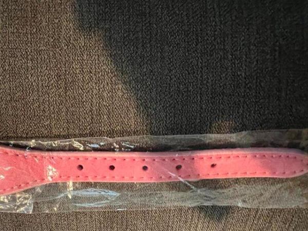 Image 5 of Pink fake diamonds dog collar xs