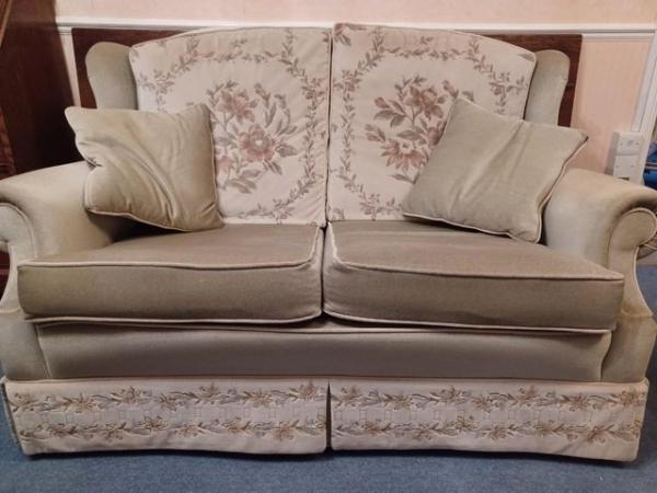 Image 1 of FREE Three piece sofa and footstool