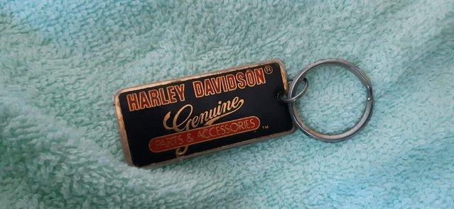 Image 2 of Harley Davidson motorcycles keyring used but good condition
