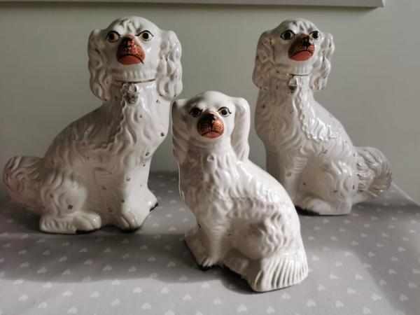 Image 1 of Staffordshire mantel dogs