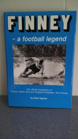 Image 2 of FINNEY - A FOOTBALL LEGEND SIGNED COPY HARDBACK BOOK VINTAGE