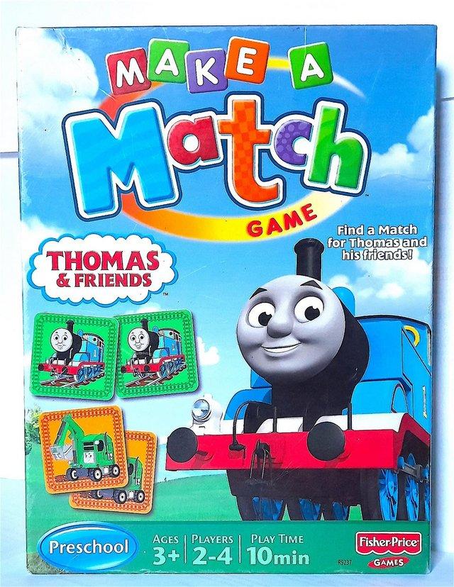 Preview of the first image of THOMAS THE TANK ENGINE - MAKE A MATCH CARD GAME 3-4 years.
