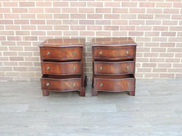 Image 5 of Pair of Bevan Funnell Bedside Chests (UK Delivery)