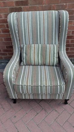 Image 2 of Modern Wingback Armchair