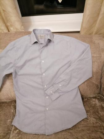 Image 2 of Mens Long Sleeved Shirt 15.5 inch neck