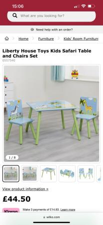 Image 1 of Children’s table and chairs
