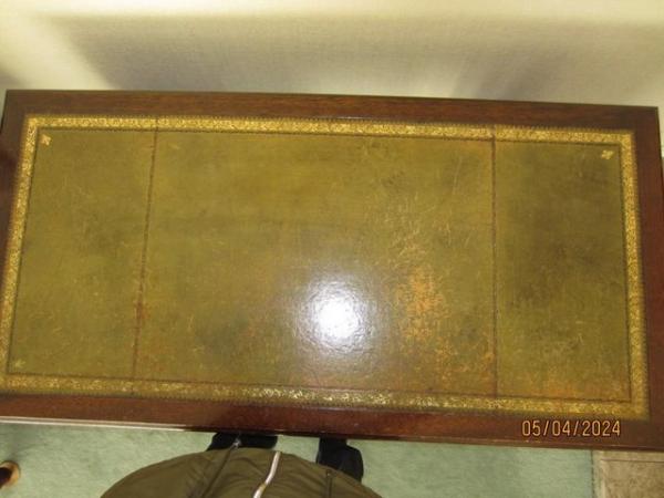 Image 2 of MID CENTURY PEDESTAL 8 DRAWER DESK for EARLY SALE