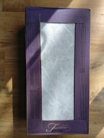 Image 1 of x2 Boxes Medina Light Grey Marble Effect Tiles - Unopened
