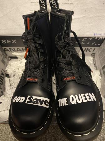 Image 2 of Sold Out Sex Pistols Dr Martens Size 4