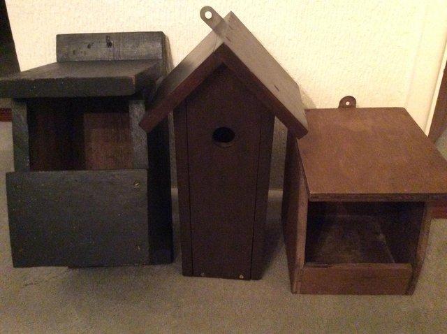 Preview of the first image of 3 Bird Boxes For Different Species.
