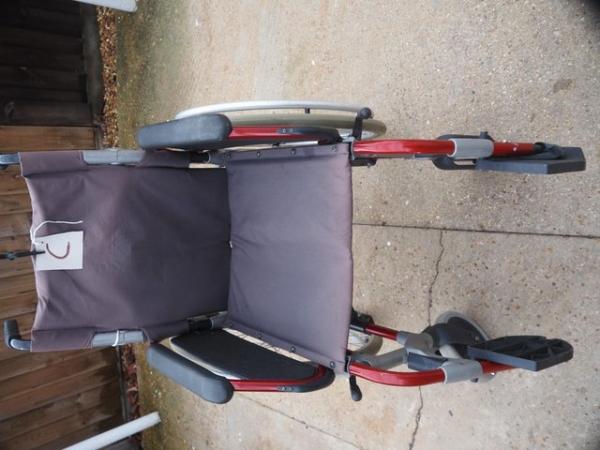 Image 1 of (F ) Wheelchair Self Propelled Folding (Sunrise Medical )