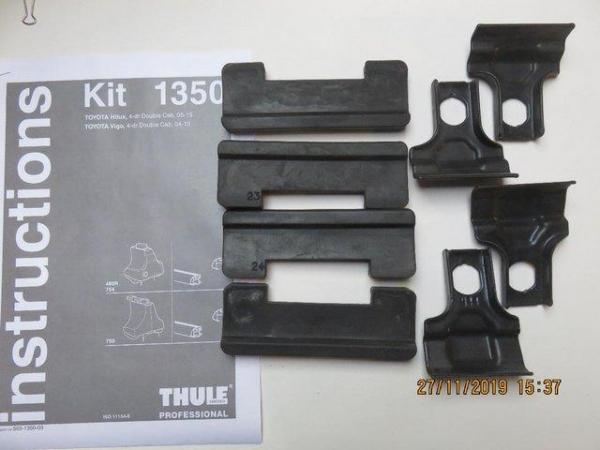 Image 2 of Thule 1350 Foot Fitting Kit for Hilux 4-Door Double Cab