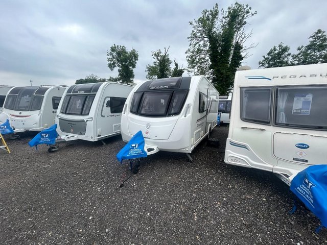 Preview of the first image of Swift Classic Doublette 2017 4 berth caravan *trans island*.