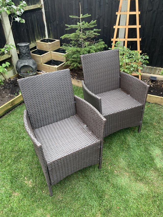 Preview of the first image of Rattan style garden chairs.