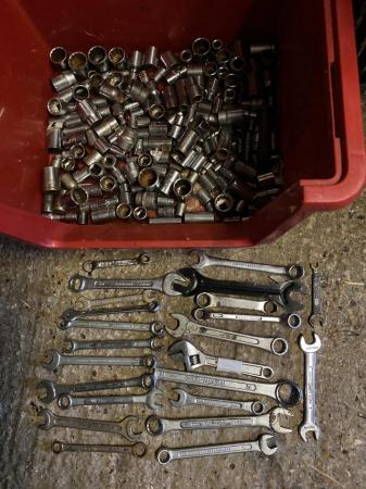 Image 1 of Mechanic's assortment sockets tools etc