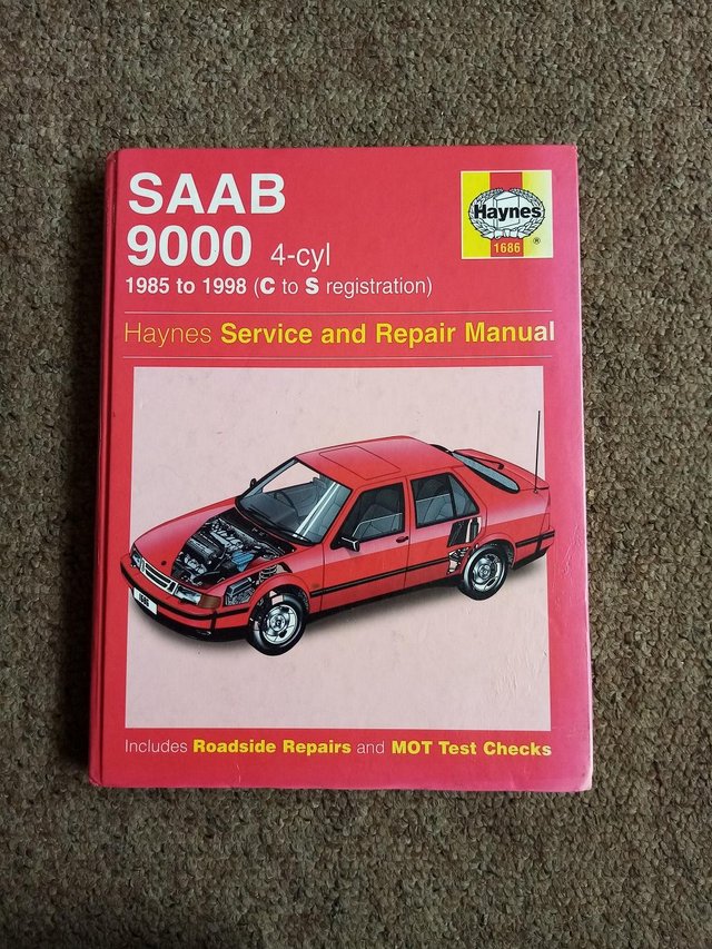 Preview of the first image of SAAB 9000 4 CYL 1985- 1998 HAYNES WORKSHOP MANUAL C TO S REG.