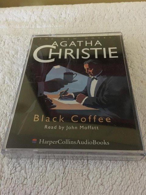 Preview of the first image of Black Coffee by Agatha Christie audio  book cassette.