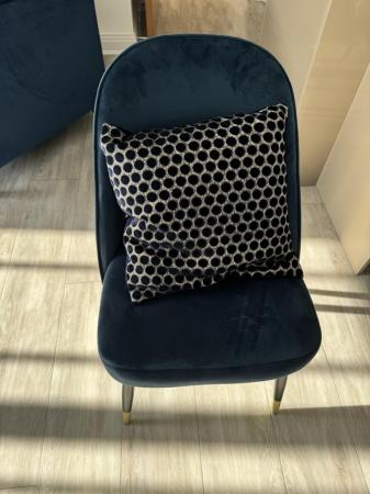 Image 3 of 6 months used Wahson Royal Blue Chairs (4)