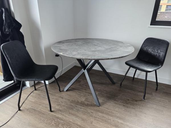 Image 2 of Dinning Table with 2 chairs
