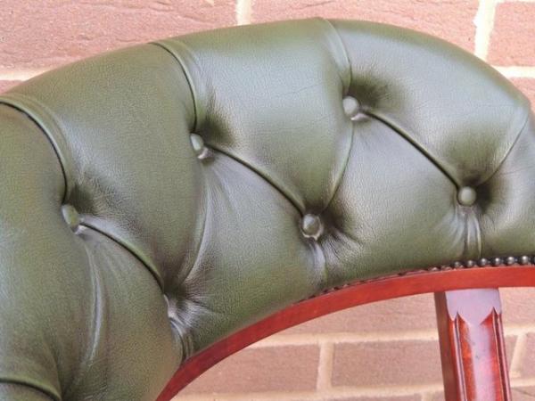 Image 10 of Green Padded Bankers Chair (UK Delivery)