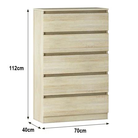 Image 2 of OFFER! 5 Drawers - Chest of Drawers- WAYFAIR