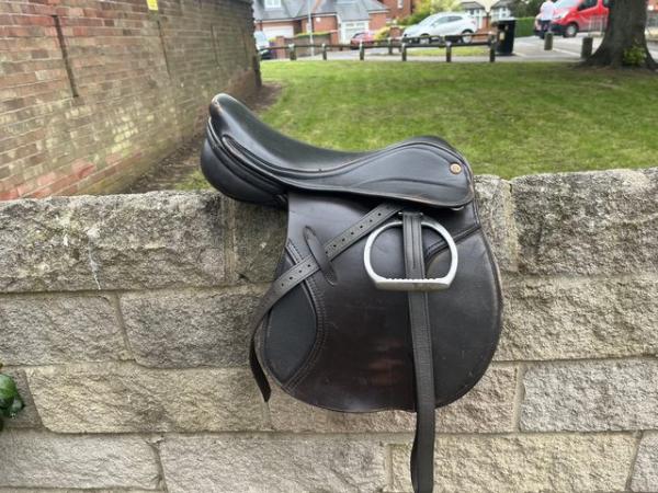 Image 2 of Horse accessories saddle,saddle pad,bit,stirrups and leather